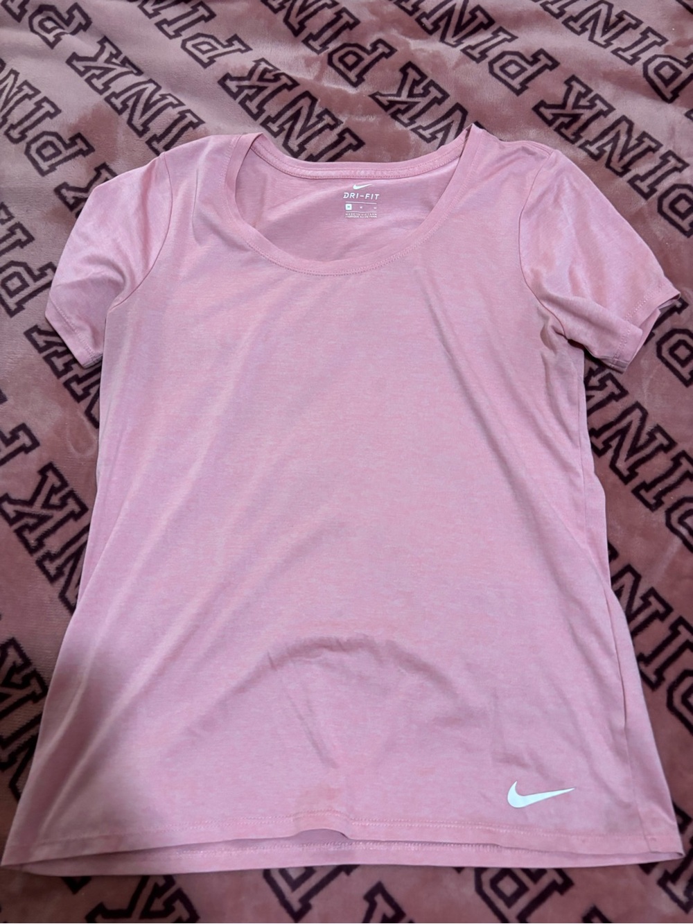 Nike Pink Short Sleeve Dri-FIT Tee